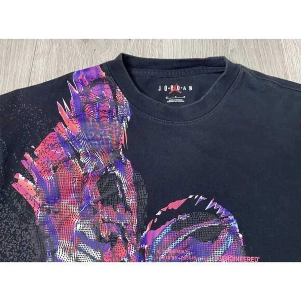 Nike Air Jordan‎ T-Shirt Mens Med Black 23 Engineered '85 Basketball Long Sleeve